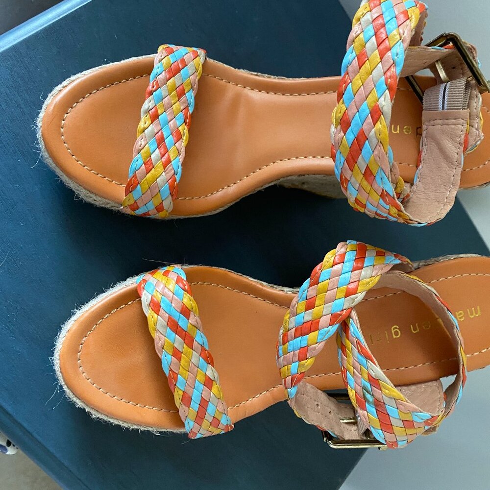 Madden Girl Narla Wrap-Around Ankle Strap Espadrille Size 8